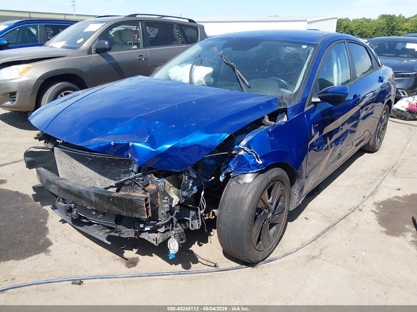 2021 Hyundai Elantra Sel VIN: 5NPLS4AG0MH020056 Lot: 45245112