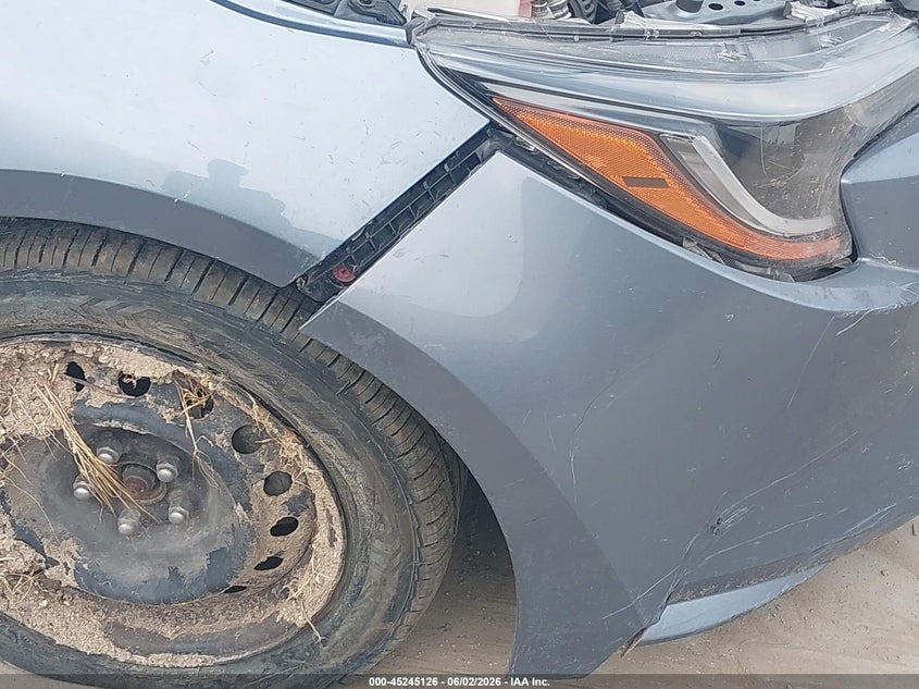 VIN JTDEPMAE0N3012576 2022 TOYOTA COROLLA LE