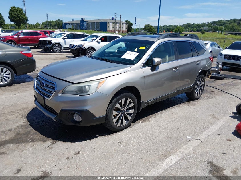 Vin: 4s4bselcxf3213501, lot: 45742941, subaru outback 3.6r limited 20152