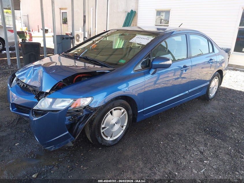 2010 Honda Civic Hybrid JHMFA3F25AS002199 photo 1