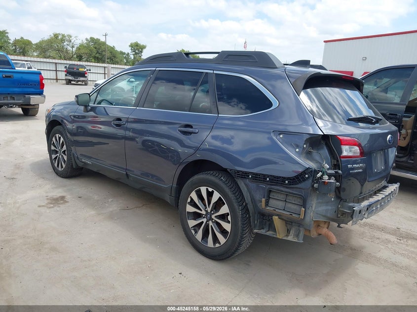 Vin: 4s4bsbjc3g3234757, lot: 45742961, subaru outback 2.5i limited 20163