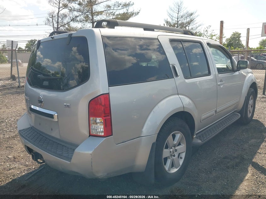2008 Nissan Pathfinder Se VIN: 5N1AR18BX8C625906 Lot: 45245164