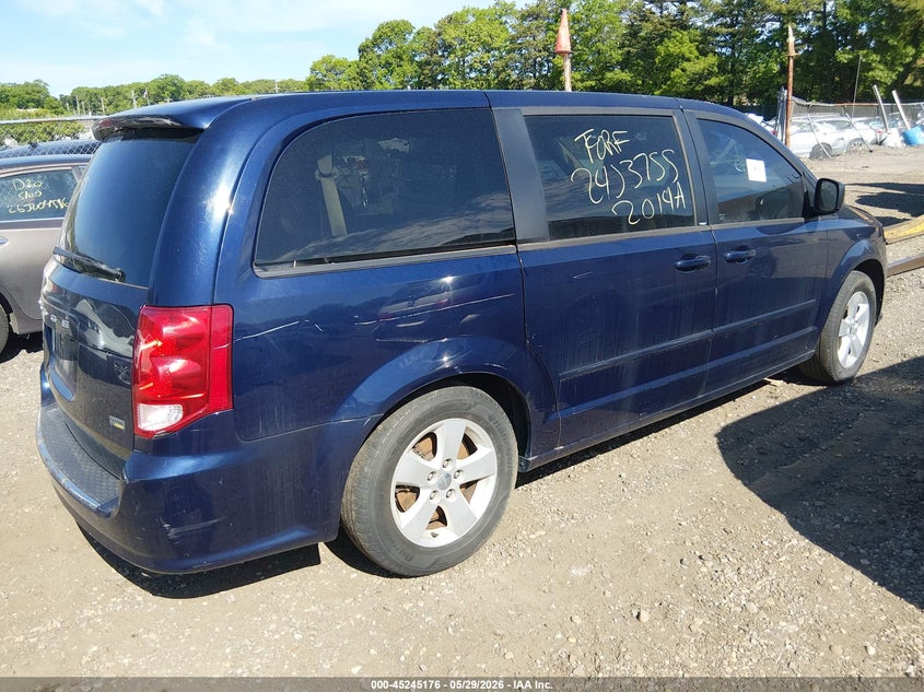 Vin: 2c4rdgbg1dr732504, lot: 45742979, dodge grand caravan se 20134