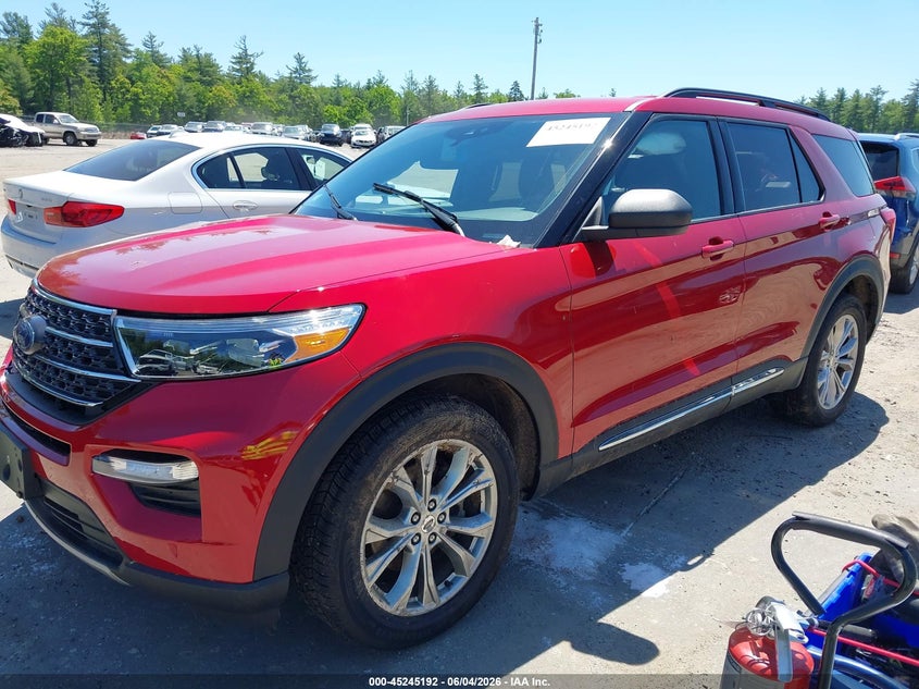 Vin: 1fmsk8dh6lga46456, lot: 45742995, ford explorer xlt 20202