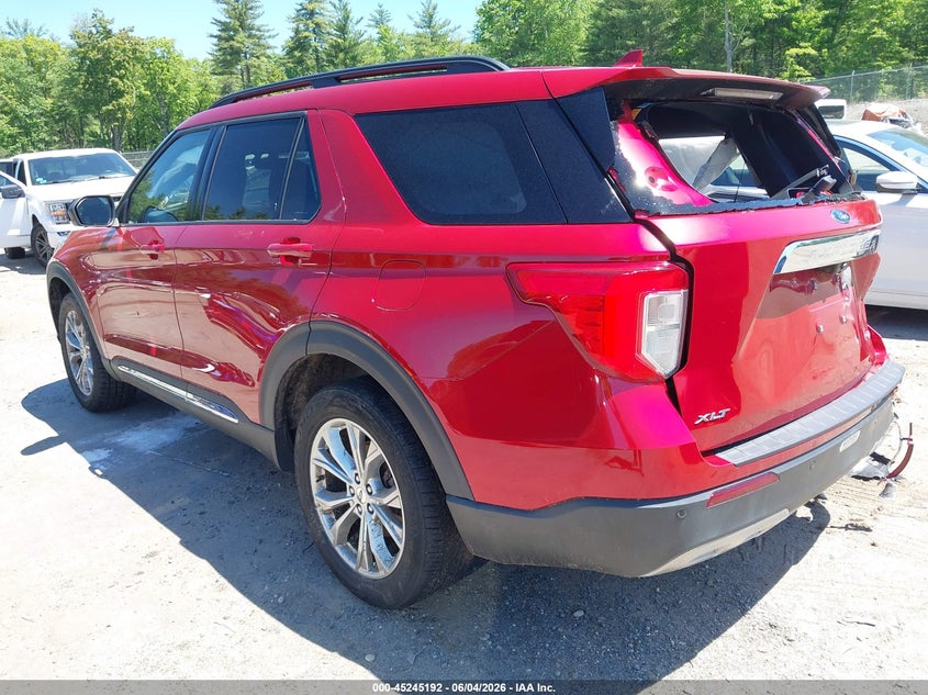 Vin: 1fmsk8dh6lga46456, lot: 45742995, ford explorer xlt 20203