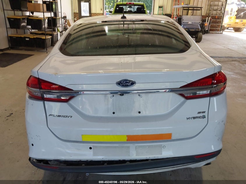 VIN 3FA6P0LUXJR178476 2018 FORD FUSION HYBRID SE