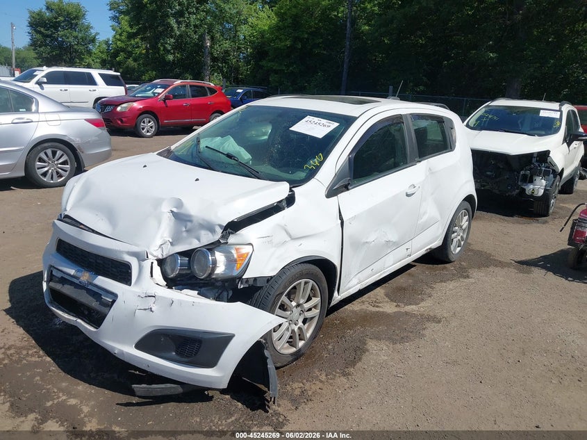 Vin: 1g1jc6sb3g4126023, lot: 45743072, chevrolet sonic lt auto 20162