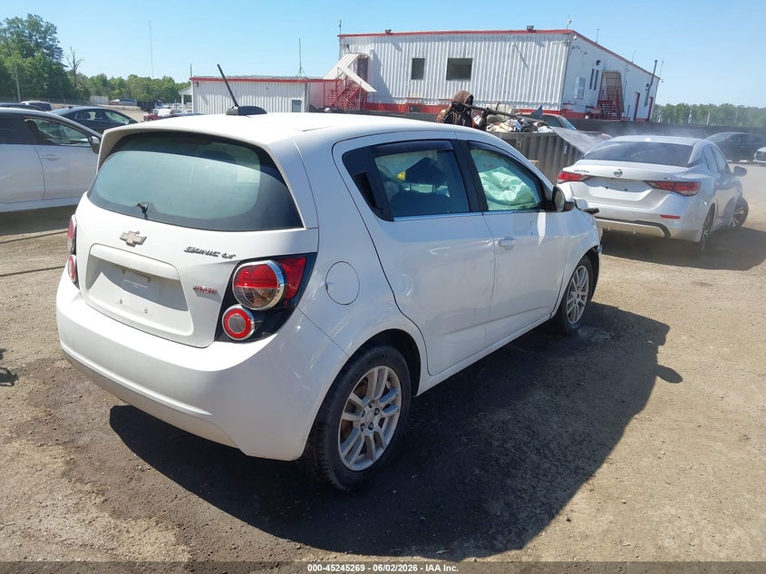 Vin: 1g1jc6sb3g4126023, lot: 45743072, chevrolet sonic lt auto 20164