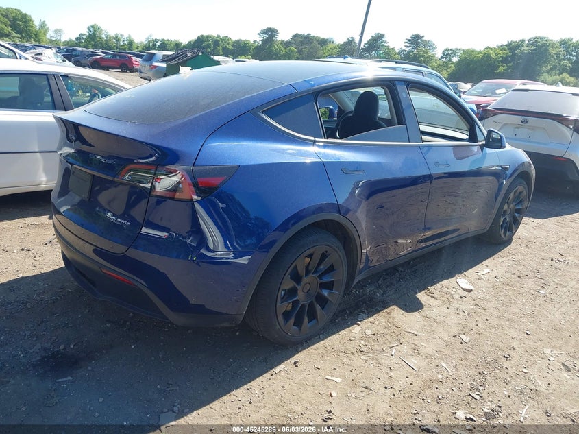 Vin: 7saygaeexpf769063, lot: 45743089, tesla model y awd/long range dual motor all-wheel drive 20234
