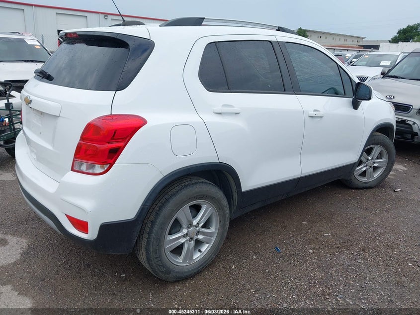 Vin: kl7cjlsb0mb337902, lot: 45743114, chevrolet trax fwd lt 20214