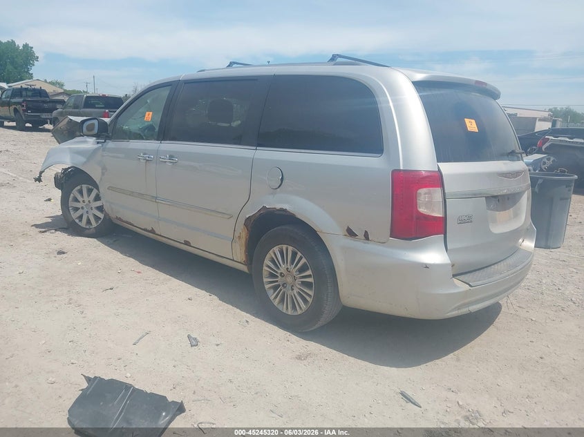 Vin: 2a4rr6dg0br781435, lot: 45743123, chrysler town & country limited 20113