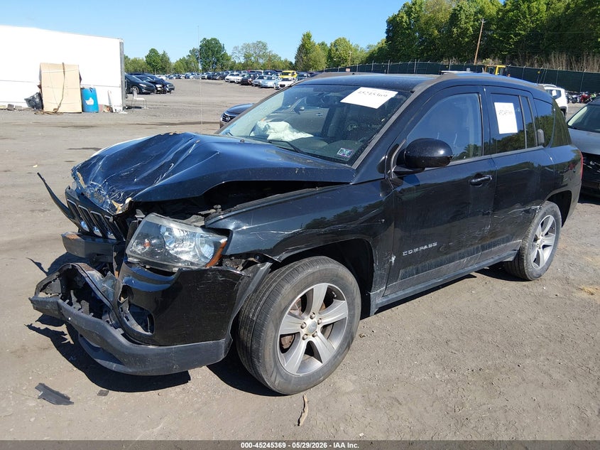 Vin: 1c4njdeb9hd167921, lot: 45743172, jeep compass high altitude 4x4 20172