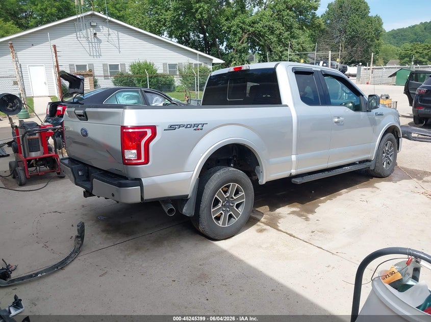 Vin: 1ftfx1ef0gfb12023, lot: 45743202, ford f-150 xlt 20164