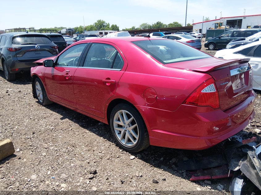 Vin: 3fahp0ja2cr435733, lot: 45743225, ford fusion sel 20123