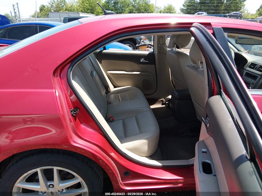 2012 Ford Fusion 2.5 Sel red Lot 111045245422 Vin 3FAHP0JA2CR435733