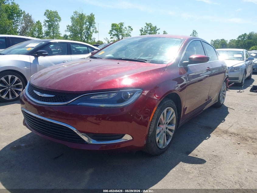 Vin: 1c3cccab4fn610117, lot: 45743231, chrysler 200 limited 20152