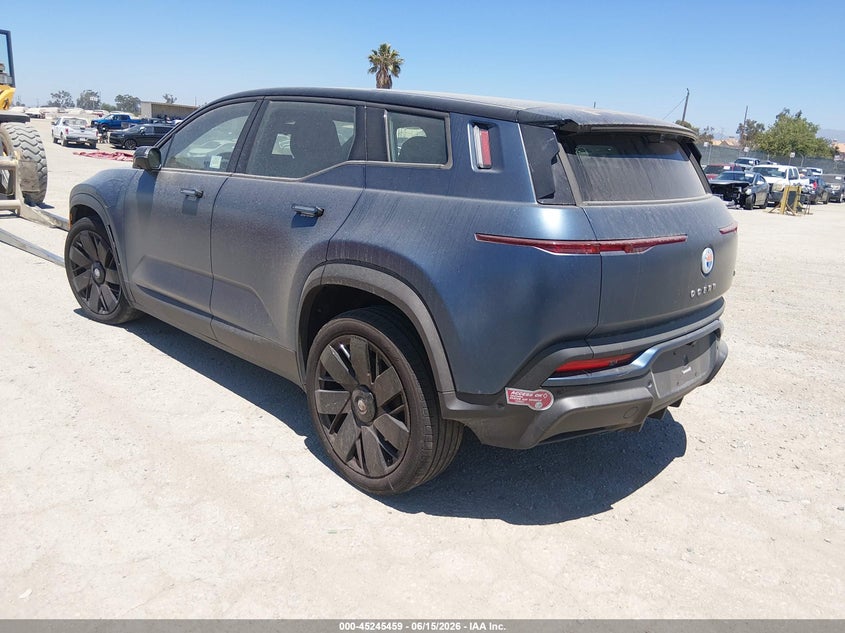 Vin: vcf1zbu22pg001993, lot: 45743262, fisker ocean one 20233