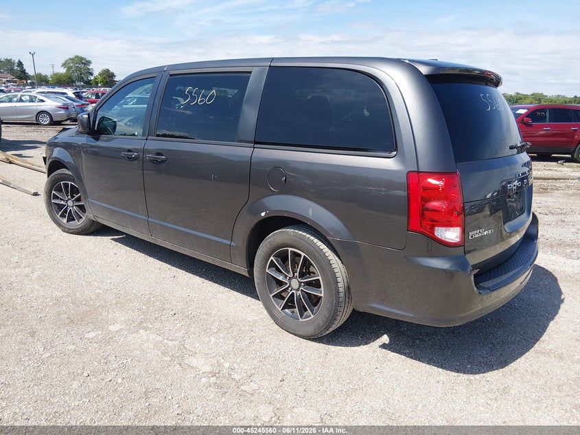 Vin: 2c4rdgbg8jr153439, lot: 45743363, dodge grand caravan se plus 20183