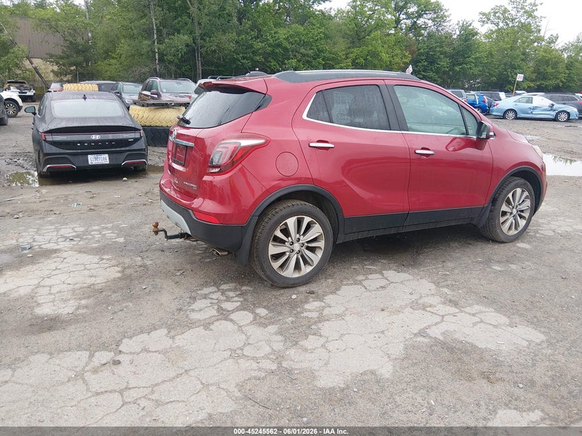 Vin: kl4cjesb5hb028053, lot: 45743365, buick encore preferred 20174