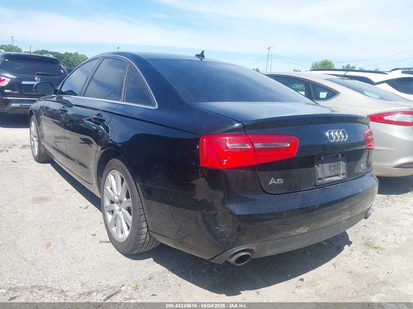 Vin: wauggafc8dn079893, lot: 45743419, audi a6 3.0t premium 20133