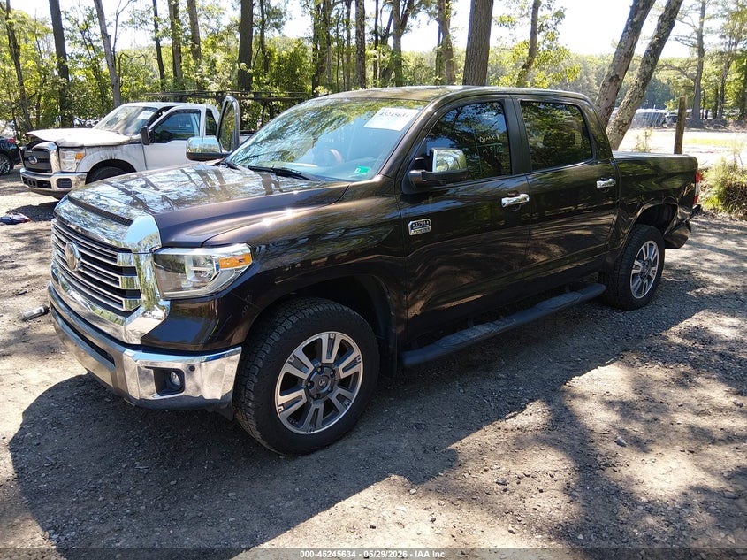 Vin: 5tfay5f10kx825525, lot: 45743437, toyota tundra 1794 5.7l v8 20192
