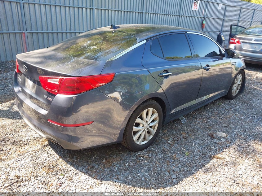 Vin: 5xxgn4a71fg364762, lot: 45743450, kia optima ex 20154
