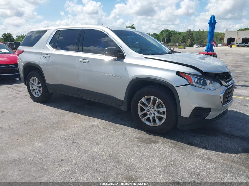 Vin: 1gnerfkw8jj196580, lot: 45743454, chevrolet traverse ls 2018 img_1