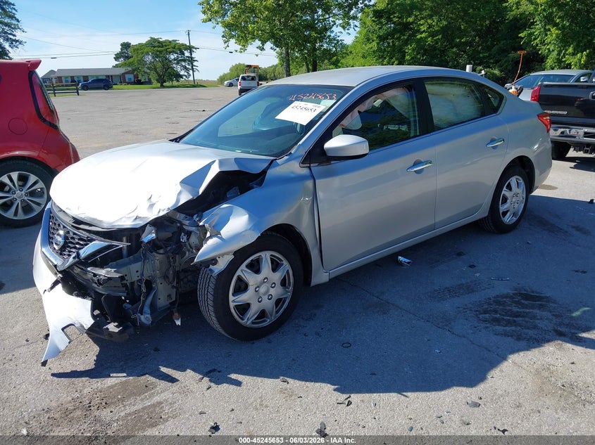 Vin: 3n1ab7ap7jy277029, lot: 45743456, nissan sentra s 20182