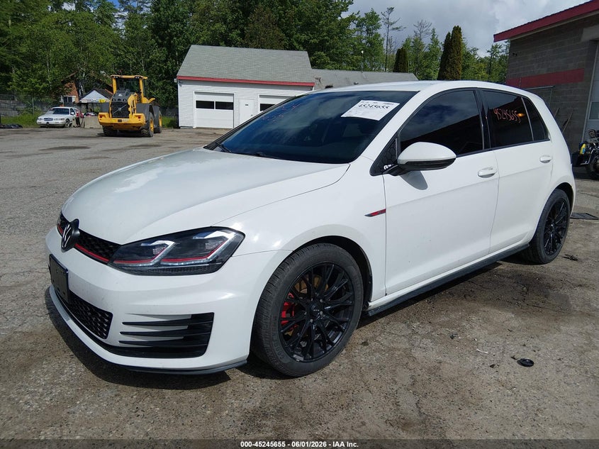 Vin: 3vw4t7au9hm060609, lot: 45743458, volkswagen golf gti autobahn 4-door/s 4-door/se 4-door/sport 4-door 20172