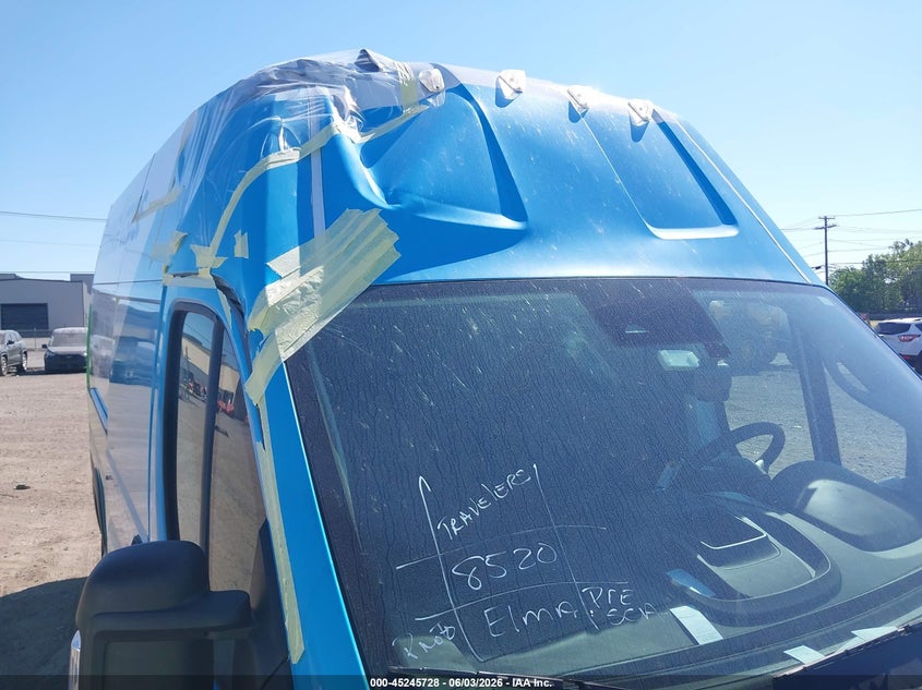 2024 Ram Promaster 3500 Cargo Van Tradesman Super High Roof 159 Wb Ext W/Pass Seat VIN: 3C6MRVSG9RE144043 Lot: 45245728