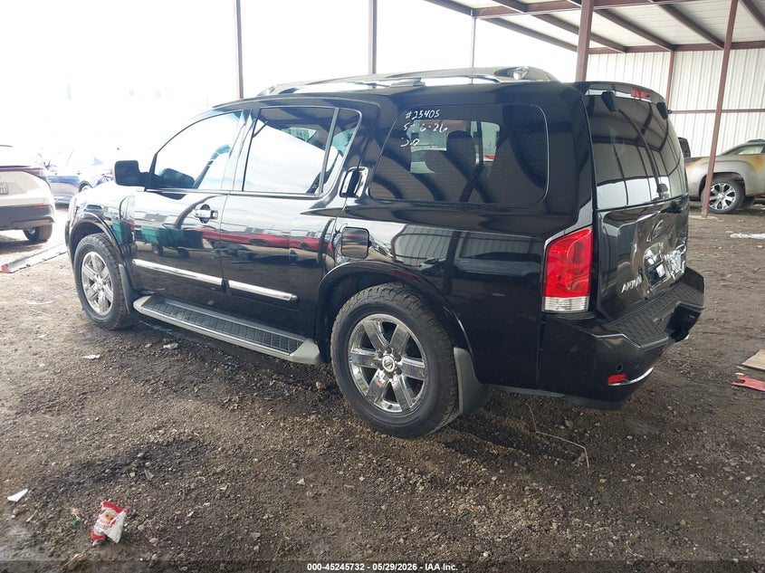 Vin: 5n1ba0nd4en610023, lot: 45743535, nissan armada platinum 20143