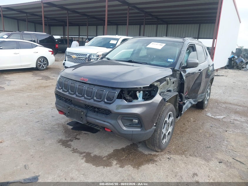 Vin: 3c4njddb8nt111735, lot: 45743583, jeep compass trailhawk 4x4 20222