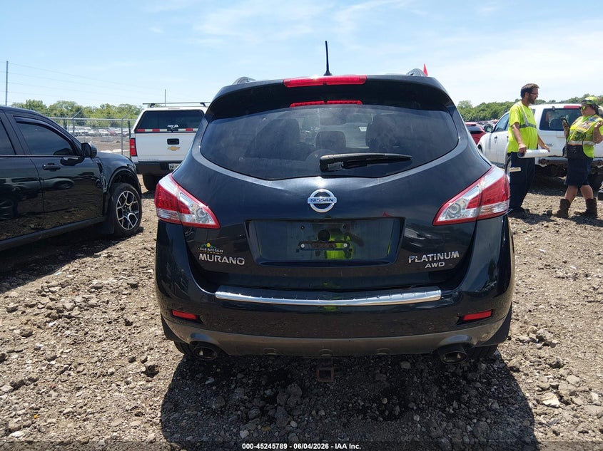 2014 Nissan Murano Le VIN: JN8AZ1MW9EW515943 Lot: 45245789