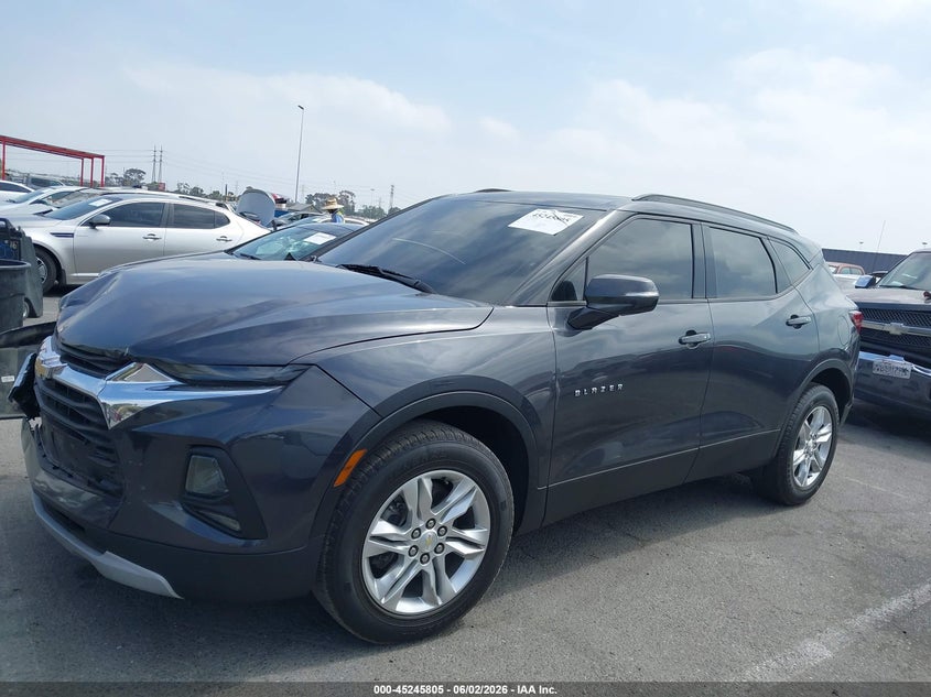 2021 Chevrolet Blazer Fwd 1Lt VIN: 3GNKBBRAXMS537314 Lot: 45245805