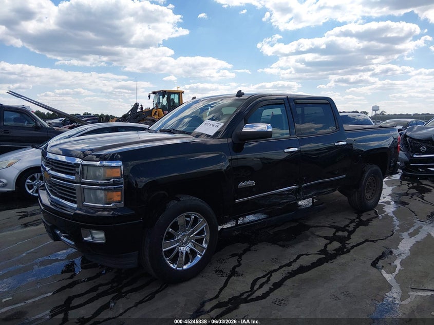 Vin: 3gcuktec0eg279257, lot: 45743641, chevrolet silverado 1500 high country 20142
