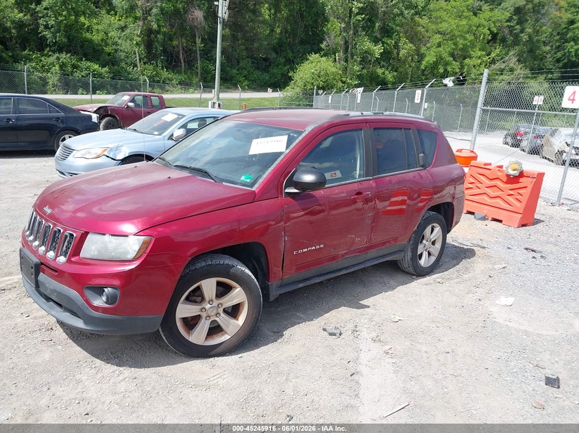 Vin: 1c4njdbbxfd424778, lot: 45743718, jeep compass sport 20152