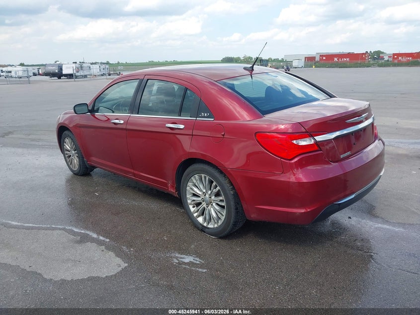 Vin: 1c3ccbcb2cn121623, lot: 45743744, chrysler 200 limited 20123