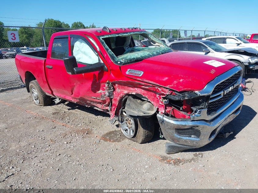 Vin: 3c6ur5cjxkg576385, lot: 45743745, ram 2500 tradesman  4x4 6'4 box 2019 img_1