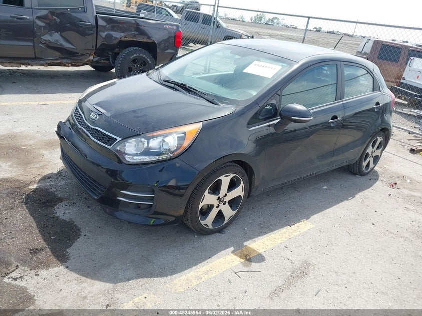Vin: knadn5a39g6600304, lot: 45743759, kia rio sx 20162