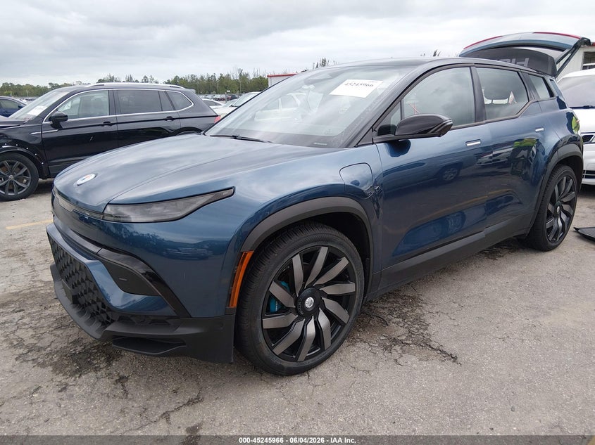 Vin: vcf1zbu26pg004671, lot: 45743769, fisker ocean one 20232