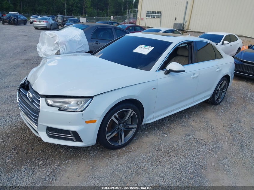 Vin: wauenaf4xhn016371, lot: 45743795, audi a4 2.0t premium 20172