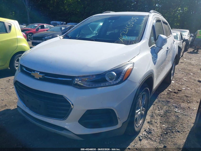 Vin: 3gncjlsb9hl228465, lot: 45743838, chevrolet trax lt 20172