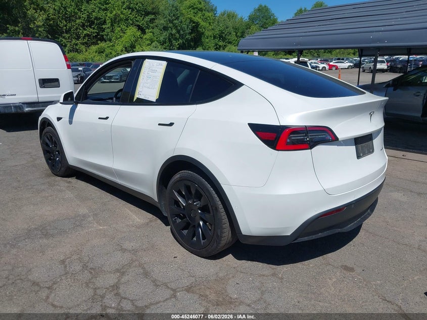 Vin: 5yjygdee9mf139108, lot: 45743881, tesla model y long range dual motor all-wheel drive 20213