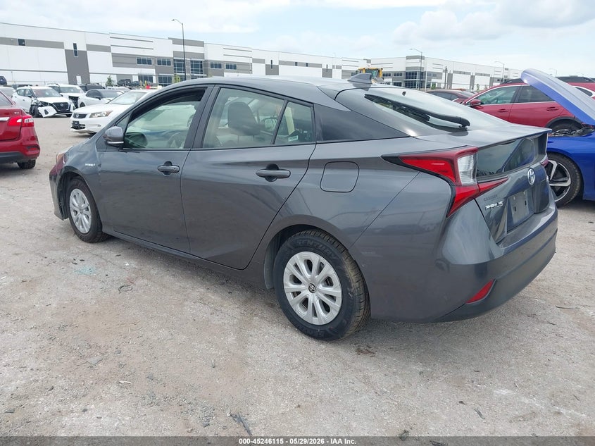 2021 TOYOTA PRIUS auction photo 3