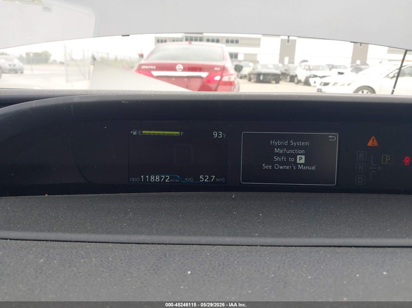 2021 TOYOTA PRIUS auction photo 7