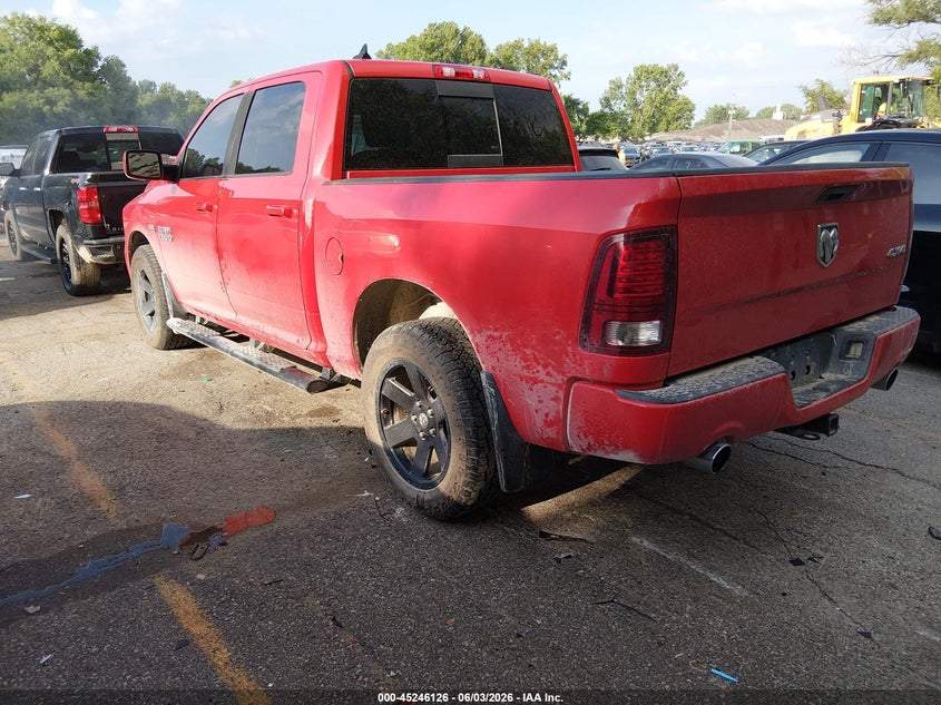 Vin: 1c6rr7mt7es203027, lot: 45743929, ram 1500 sport 20143