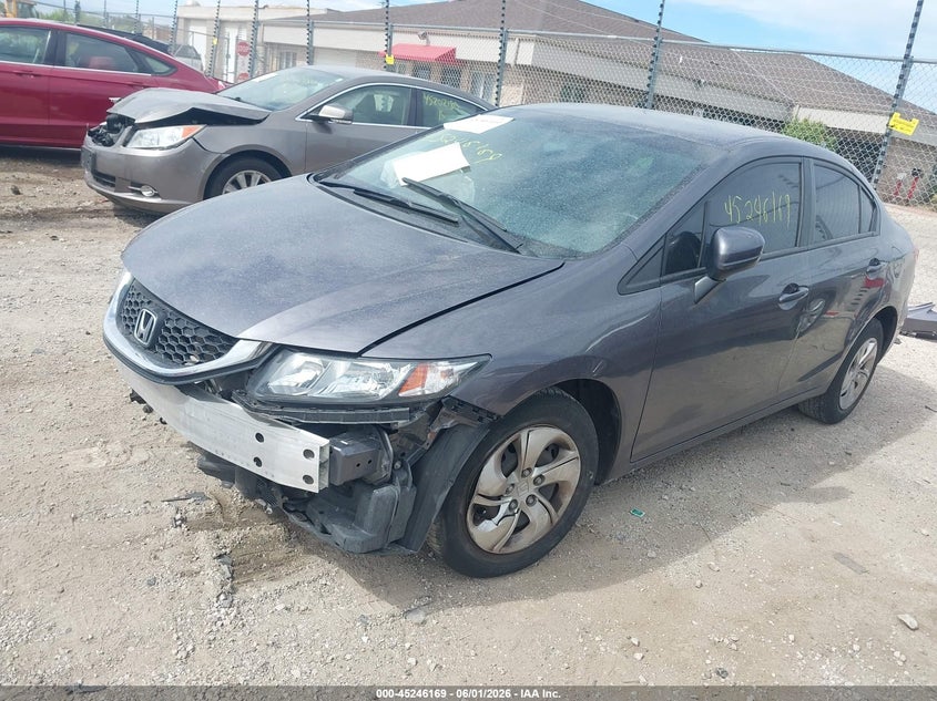 2015 Honda Civic Lx 19XFB2F50FE084839 photo 1