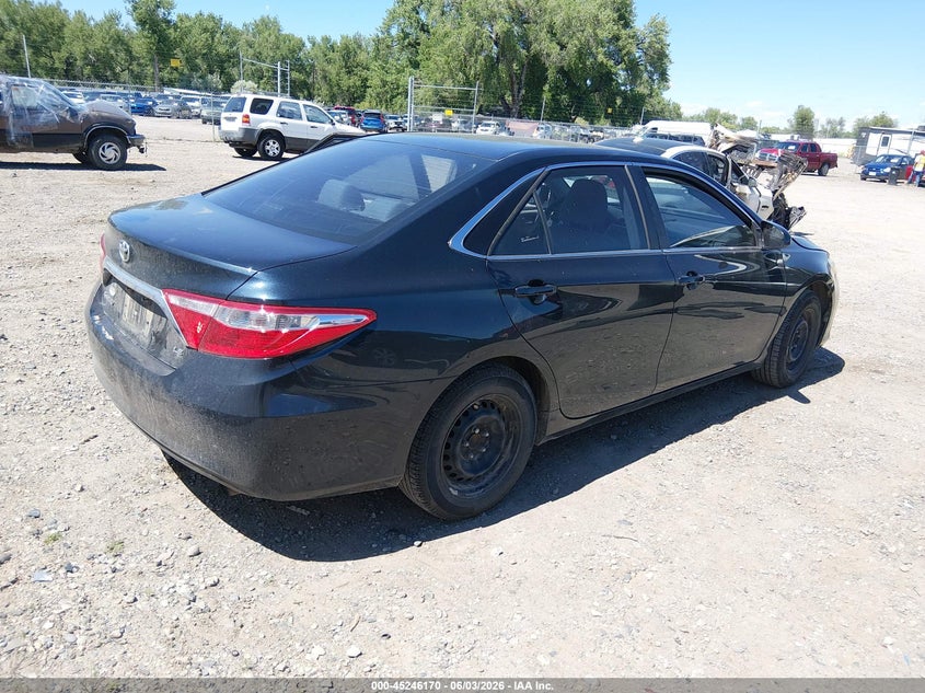 Vin: 4t1bf1fk1gu500656, lot: 45743974, toyota camry le 20164