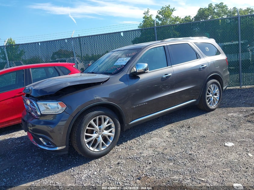 Vin: 1c4rdheg7fc729314, lot: 45743984, dodge durango citadel 20152