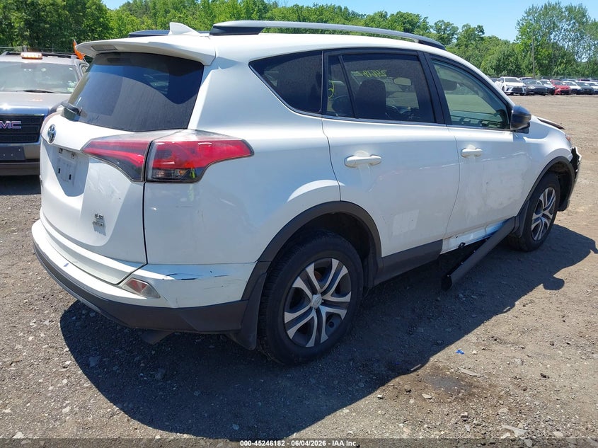 Vin: jtmbfrev2hj165036, lot: 45743985, toyota rav4 le 20174